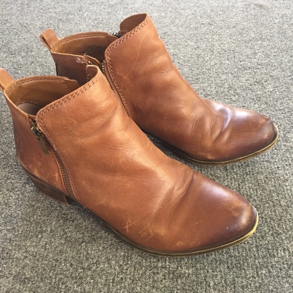 Lucky Brand Shoes - Lucky tan leather ankle boots